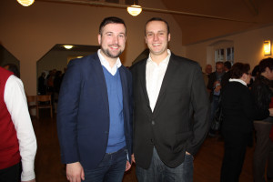 Bürgermeister Stefan Rottmann mit Manuel Ehni